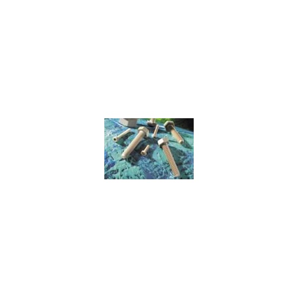Professional Plastics 1 in Slotted Round Machine Screw, Natural PEEK HSCREWPEEK0-80X.250SLOTRNDHD - main